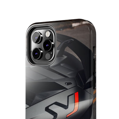 Capa Resistente Sports Car — Design Mate Elegante com Traseira de Supercarro