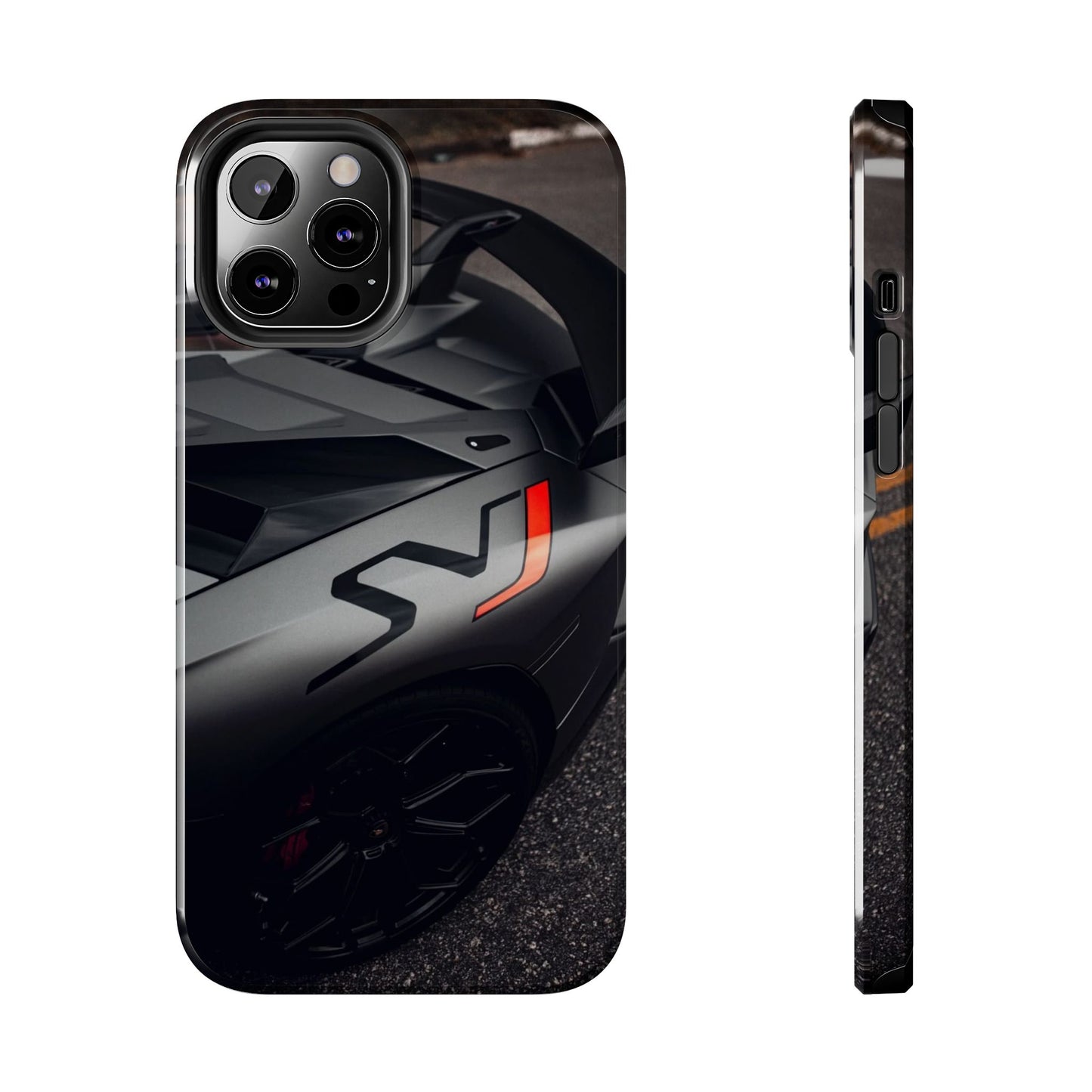 Capa Resistente Sports Car — Design Mate Elegante com Traseira de Supercarro