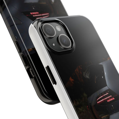 Capa Hatchback Preto Desportivo — Vista Traseira Fotografia Automóvelsim