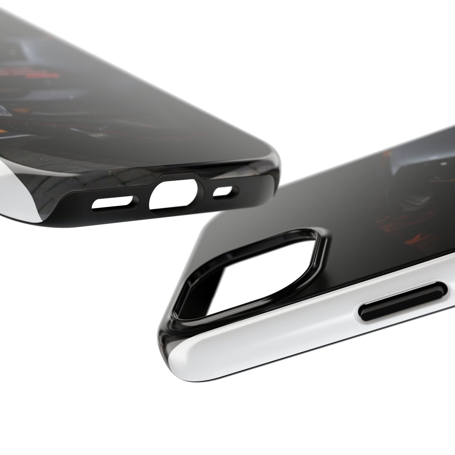 Capa Hatchback Preto Desportivo — Vista Traseira Fotografia Automóvelsim