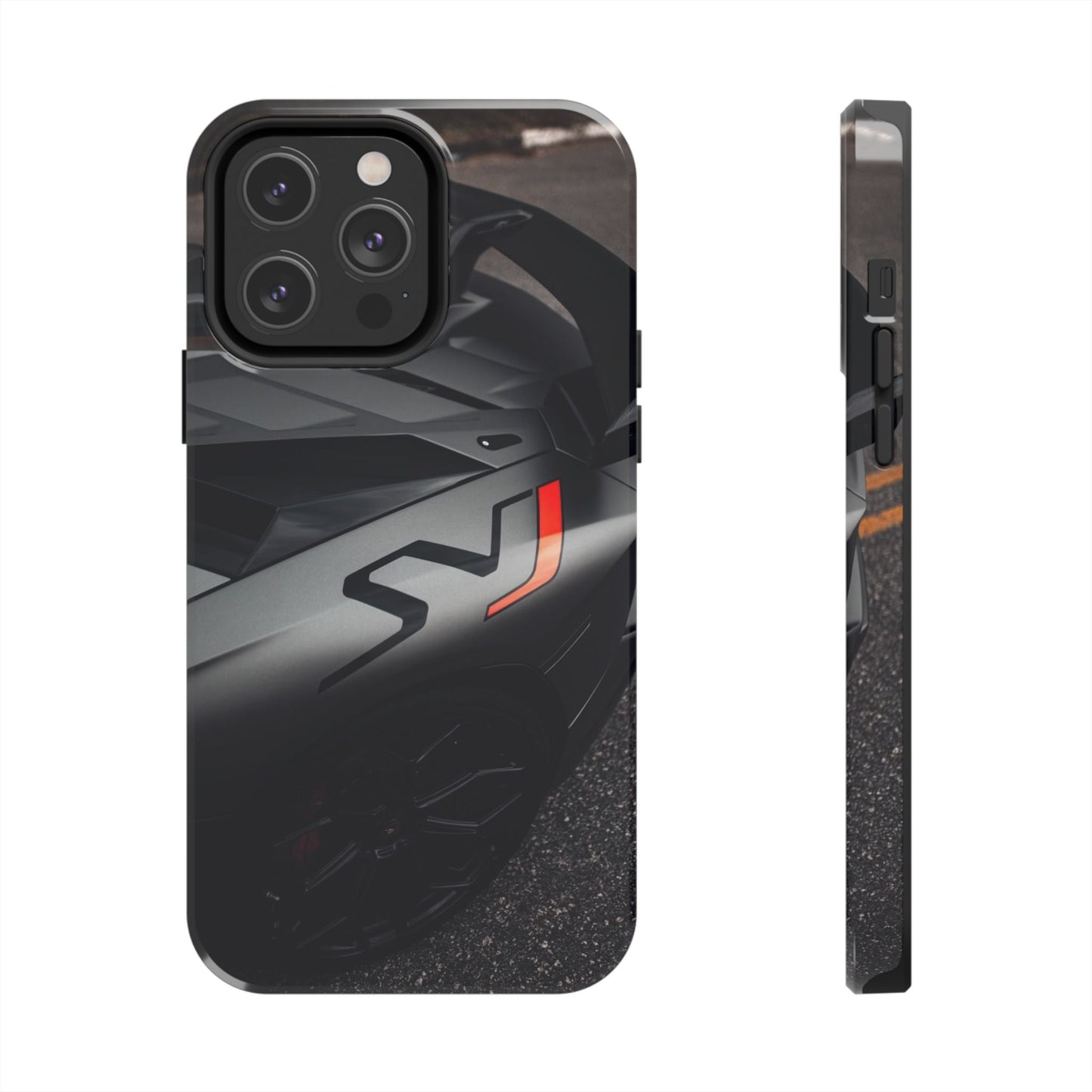 Capa Resistente Sports Car — Design Mate Elegante com Traseira de Supercarro