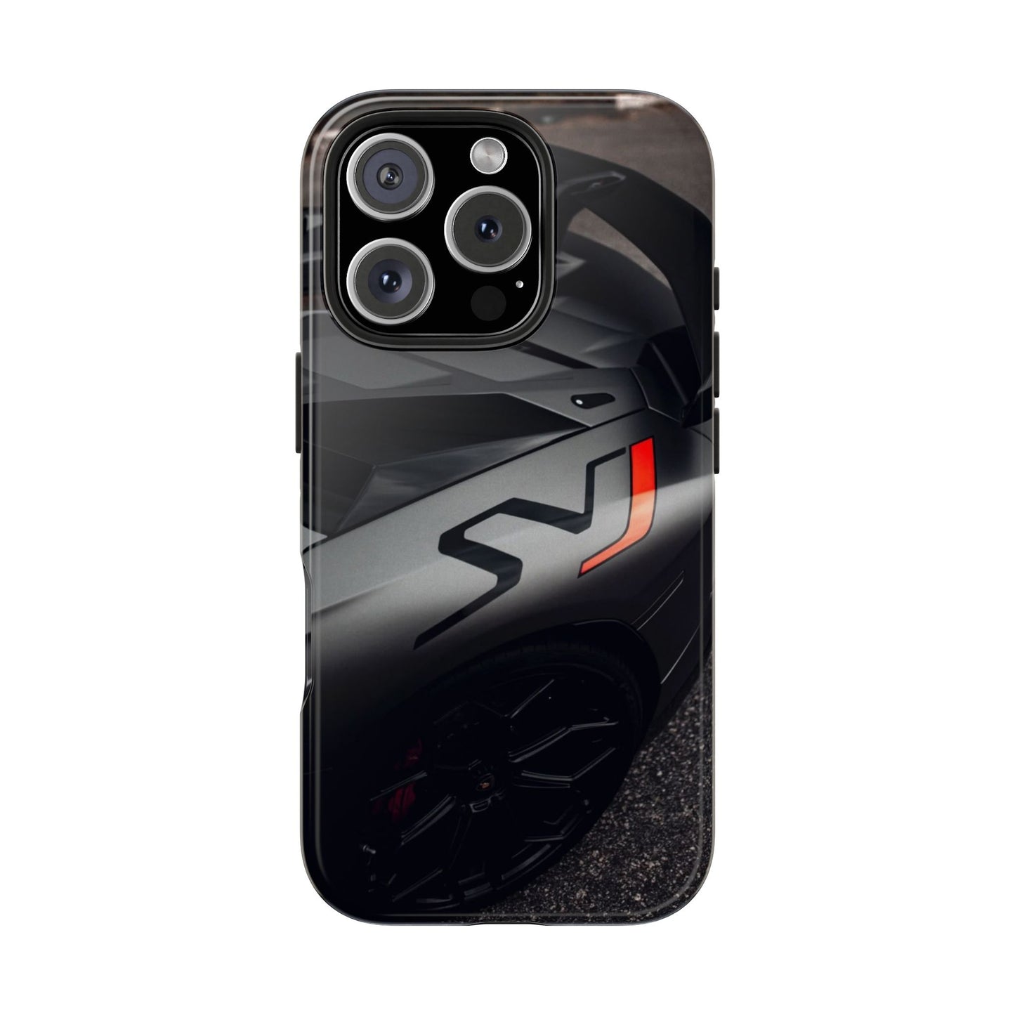 Capa Resistente Sports Car — Design Mate Elegante com Traseira de Supercarro