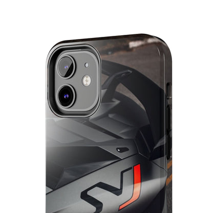 Capa Resistente Sports Car — Design Mate Elegante com Traseira de Supercarro