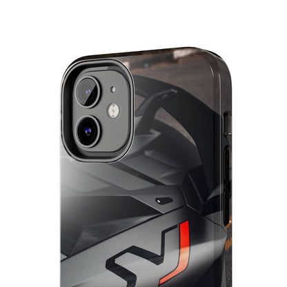 Capa Resistente Sports Car — Design Mate Elegante com Traseira de Supercarro