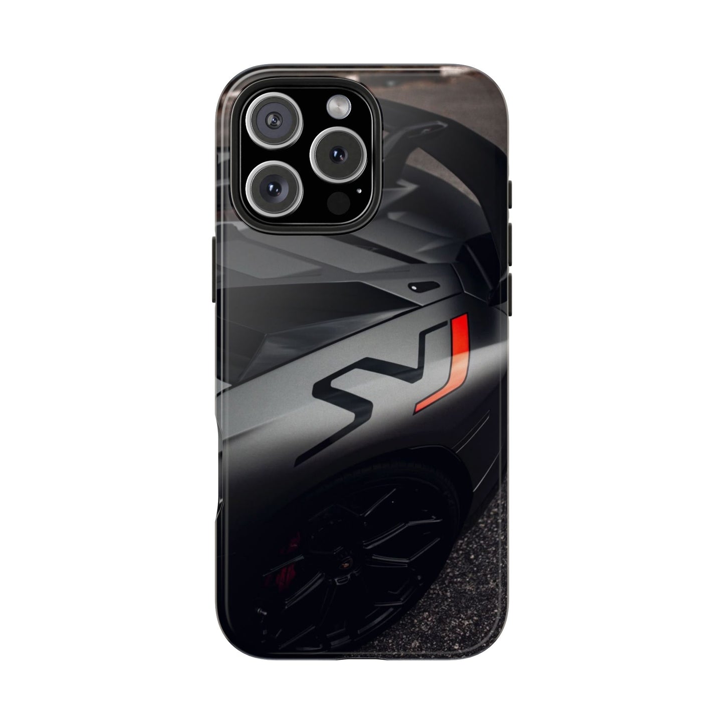 Capa Resistente Sports Car — Design Mate Elegante com Traseira de Supercarro