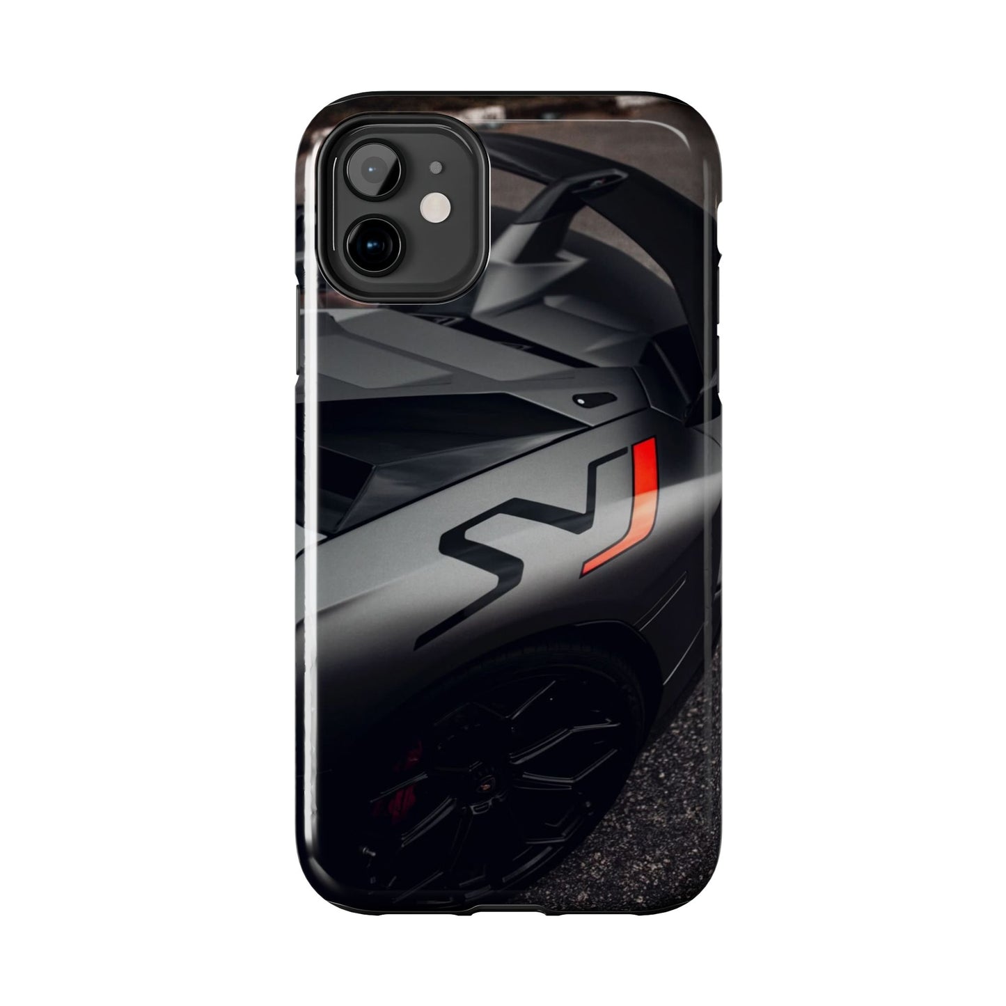 Capa Resistente Sports Car — Design Mate Elegante com Traseira de Supercarro