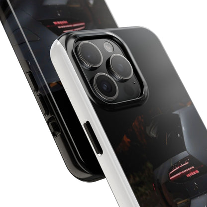 Capa Hatchback Preto Desportivo — Vista Traseira Fotografia Automóvelsim