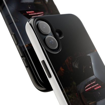 Capa Hatchback Preto Desportivo — Vista Traseira Fotografia Automóvelsim