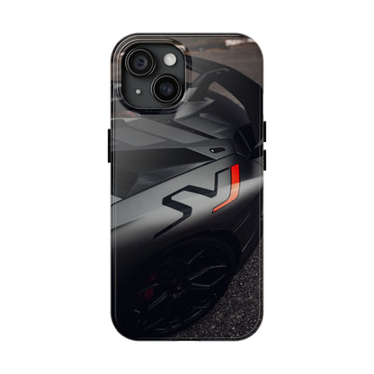 Capa Resistente Sports Car — Design Mate Elegante com Traseira de Supercarro