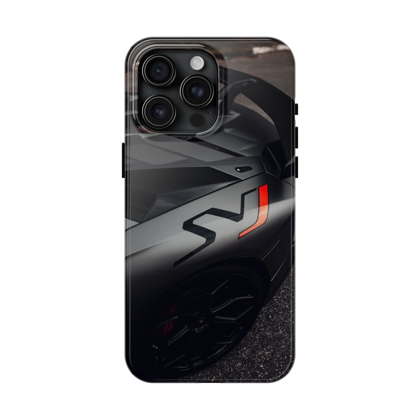 Capa Resistente Sports Car — Design Mate Elegante com Traseira de Supercarro